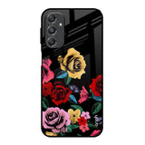 Floral Decorative Samsung Galaxy M34 5G Glass Back Cover Online