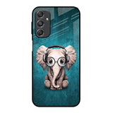 Adorable Baby Elephant Samsung Galaxy M34 5G Glass Back Cover Online