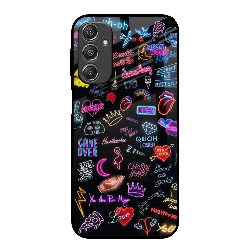 Accept The Mystery Samsung Galaxy M34 5G Glass Back Cover Online