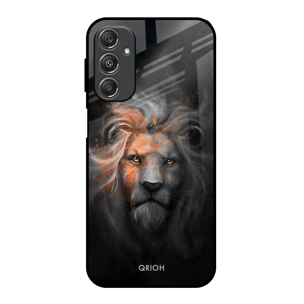 Devil Lion Samsung Galaxy M34 5G Glass Back Cover Online