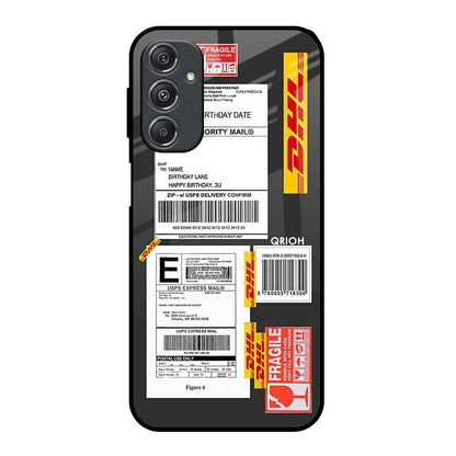 Cool Barcode Label Samsung Galaxy M34 5G Glass Back Cover Online