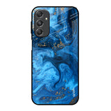Gold Sprinkle Samsung Galaxy M34 5G Glass Back Cover Online