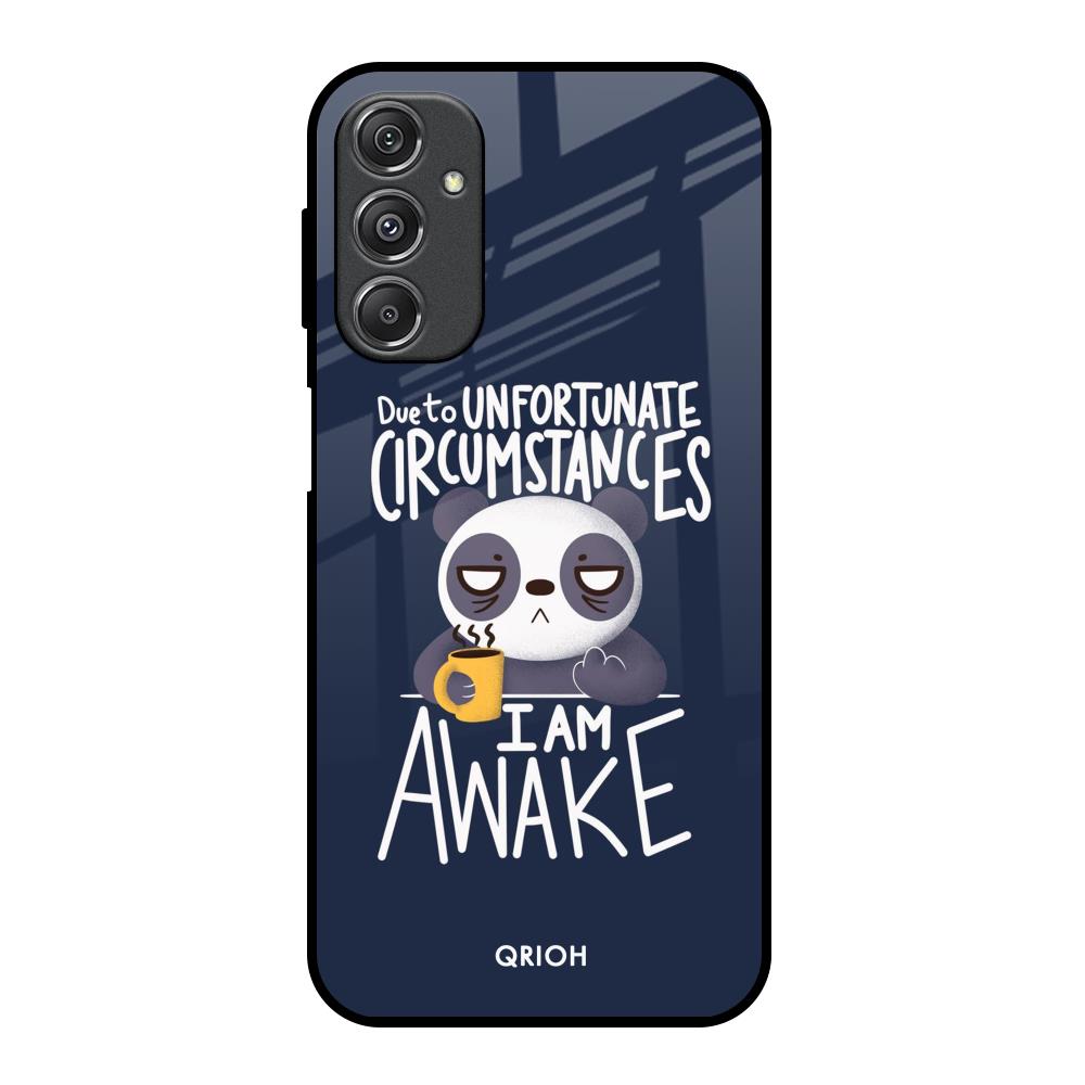 Struggling Panda Samsung Galaxy M34 5G Glass Back Cover Online