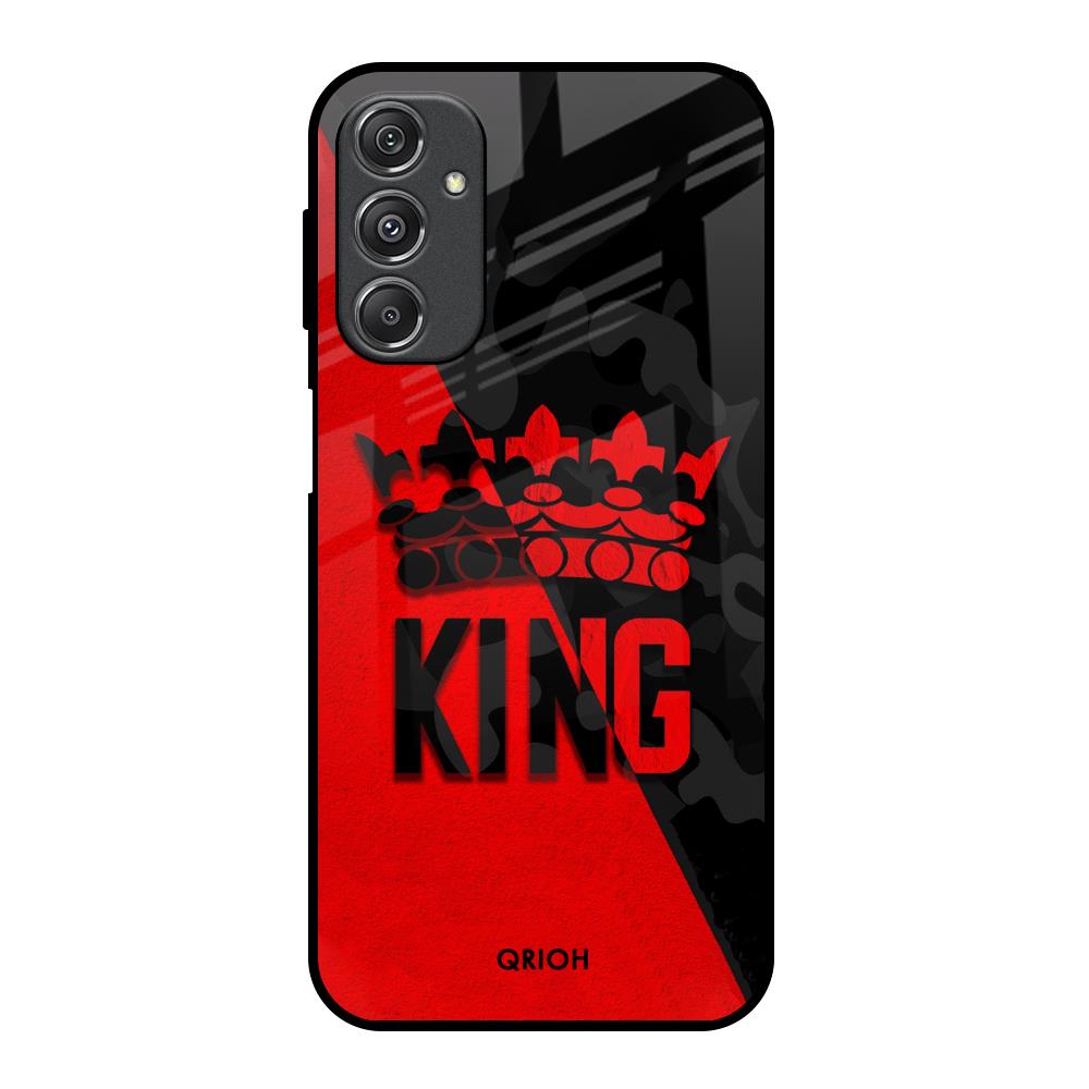 I Am A King Samsung Galaxy M34 5G Glass Back Cover Online
