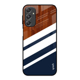 Bold Stripes Samsung Galaxy M34 5G Glass Back Cover Online