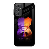 Minimalist Anime Samsung Galaxy M34 5G Glass Back Cover Online