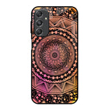 Floral Mandala Samsung Galaxy M34 5G Glass Back Cover Online