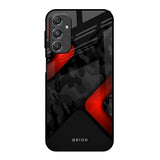 Modern Camo Abstract Samsung Galaxy M34 5G Glass Back Cover Online