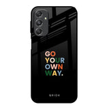 Go Your Own Way Samsung Galaxy M34 5G Glass Back Cover Online