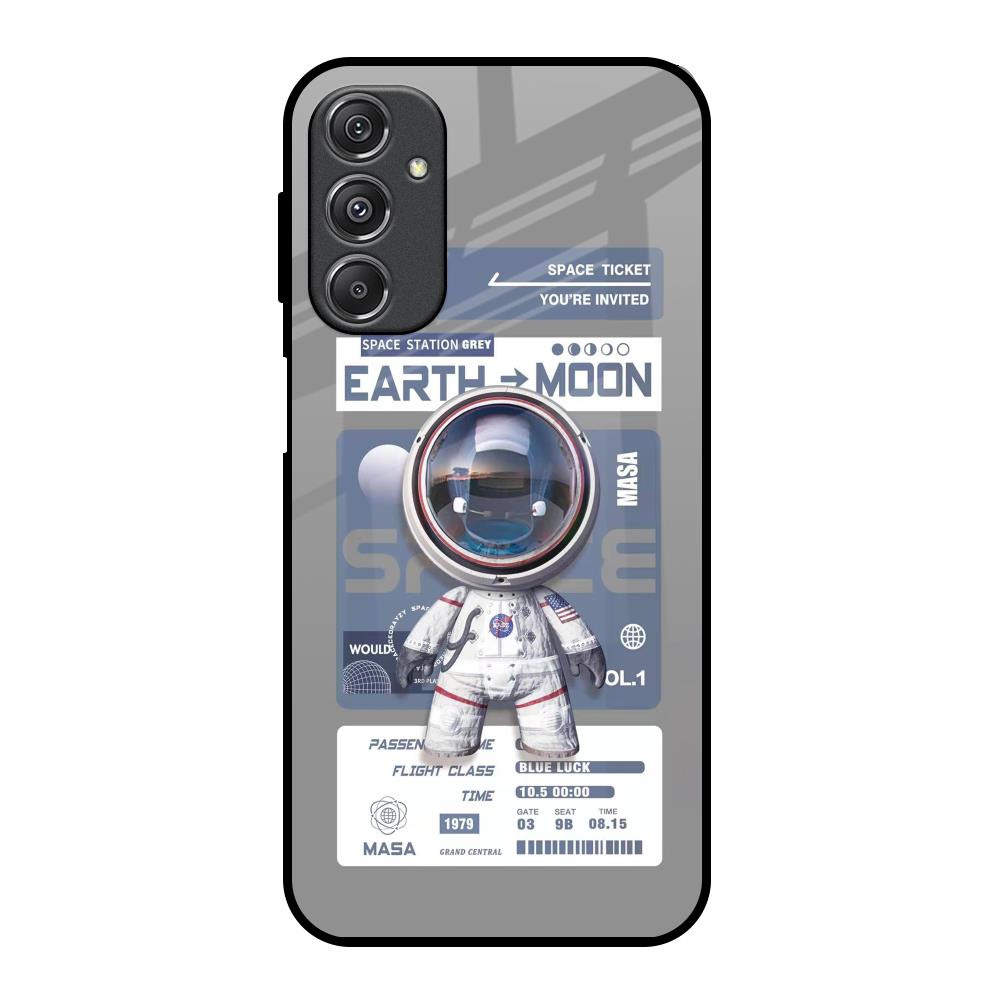 Space Flight Pass Samsung Galaxy M34 5G Glass Back Cover Online