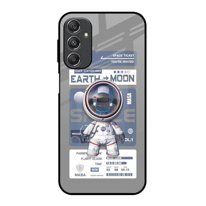 Space Flight Pass Samsung Galaxy M34 5G Glass Back Cover Online