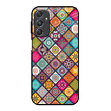 Multicolor Mandala Samsung Galaxy M34 5G Glass Back Cover Online
