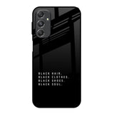 Black Soul Samsung Galaxy M34 5G Glass Back Cover Online
