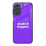 Make it Happen Samsung Galaxy M34 5G Glass Back Cover Online