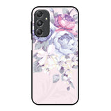 Elegant Floral Samsung Galaxy M34 5G Glass Back Cover Online