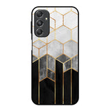 Tricolor Pattern Samsung Galaxy M34 5G Glass Back Cover Online