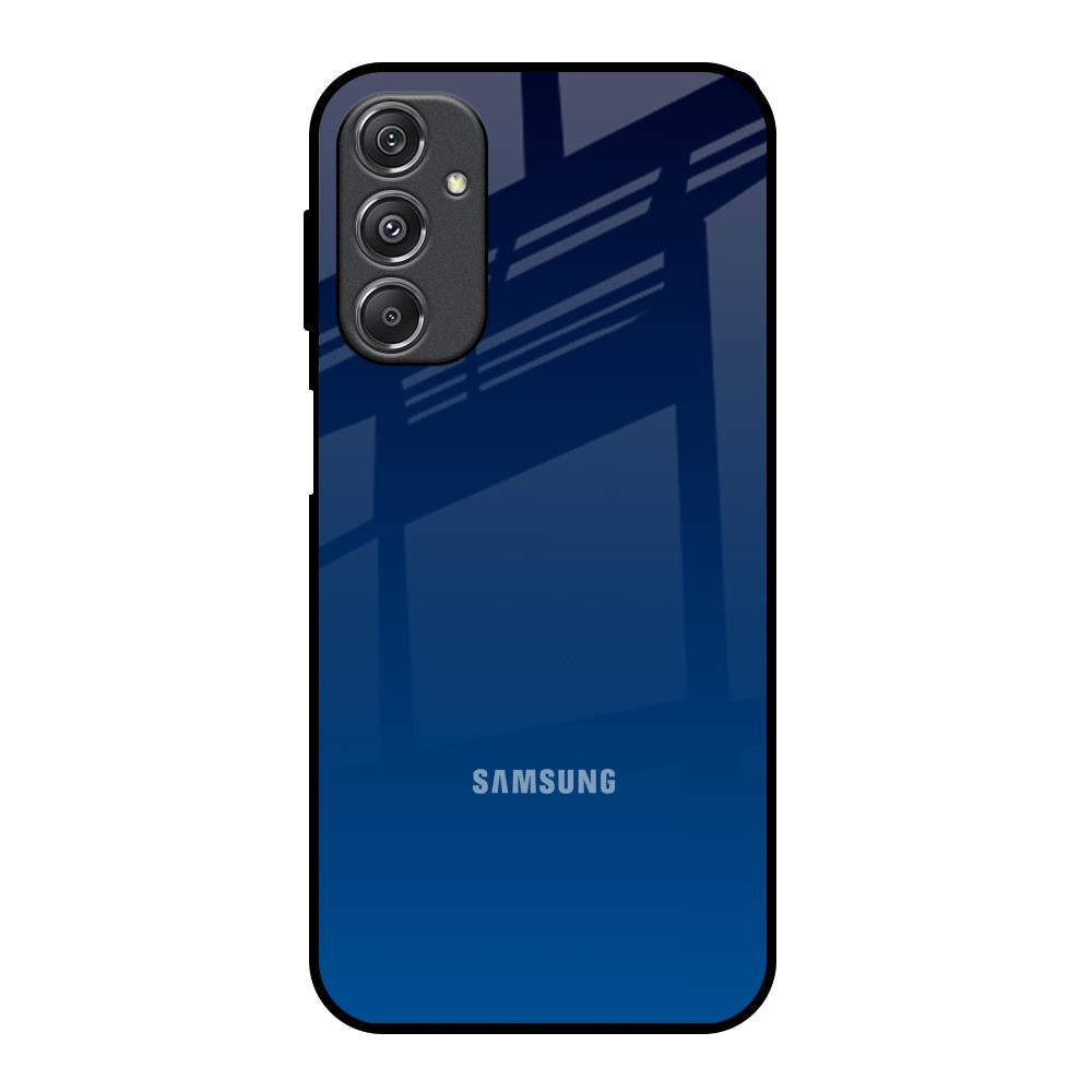 Very Blue Samsung Galaxy M34 5G Glass Back Cover Online
