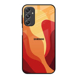 Magma Color Pattern Samsung Galaxy M34 5G Glass Back Cover Online