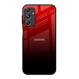 Maroon Faded Samsung Galaxy M34 5G Glass Back Cover Online