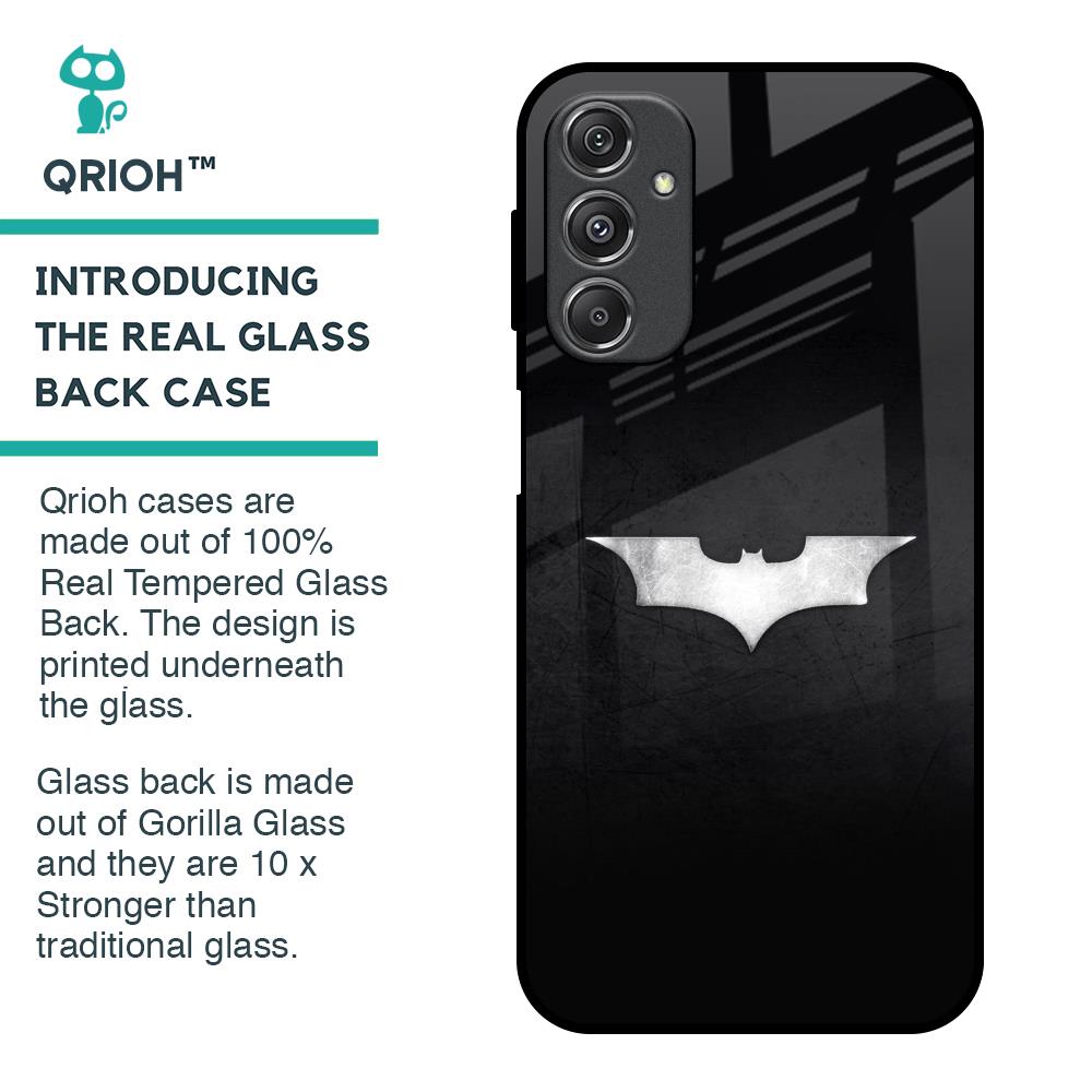 Super Hero Logo Glass Case for Samsung Galaxy M34 5G