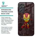 Angry Baby Super Hero Glass Case for Samsung Galaxy M34 5G