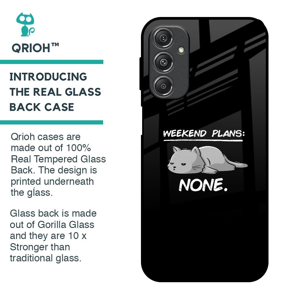 Weekend Plans Glass Case for Samsung Galaxy M34 5G