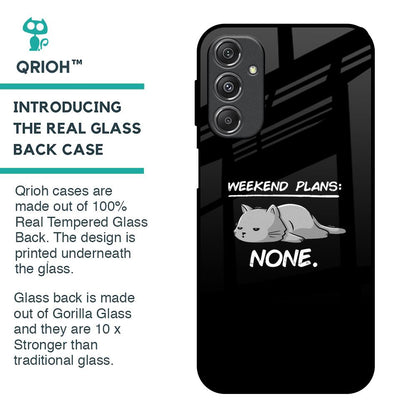 Weekend Plans Glass Case for Samsung Galaxy M34 5G