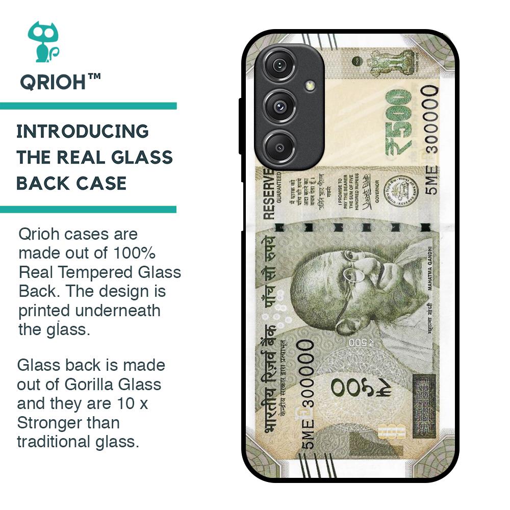 Cash Mantra Glass Case for Samsung Galaxy M34 5G