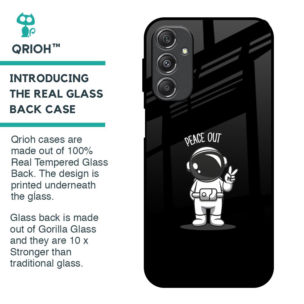 Peace Out Astro Glass Case for Samsung Galaxy M34 5G