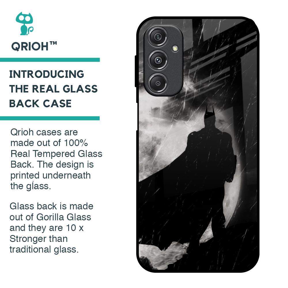 Dark Warrior Hero Glass Case for Samsung Galaxy M34 5G