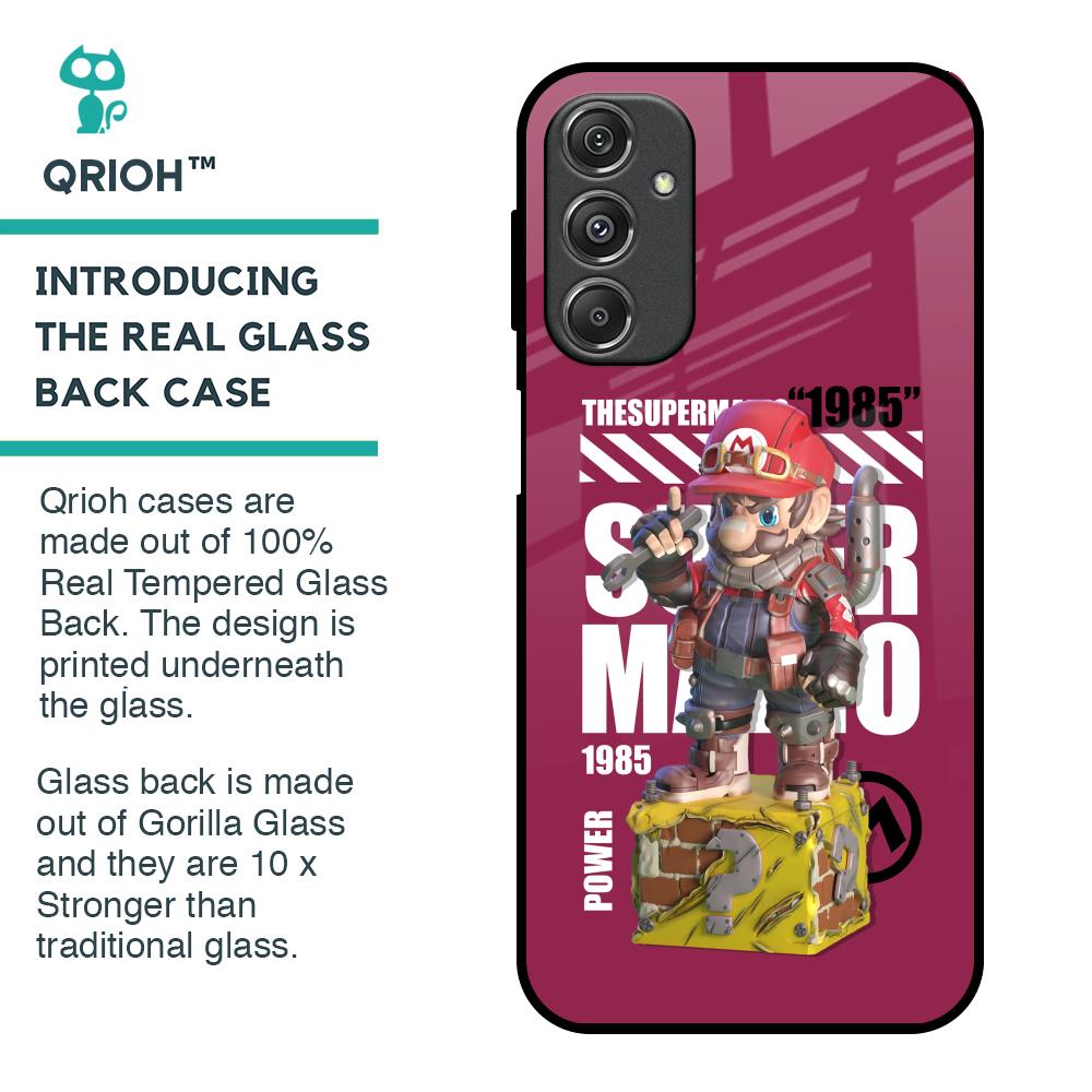 Gangster Hero Glass Case for Samsung Galaxy M34 5G