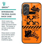 Anti Social Club Glass Case for Samsung Galaxy M34 5G