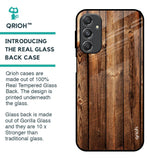 Timber Printed Glass Case for Samsung Galaxy M34 5G