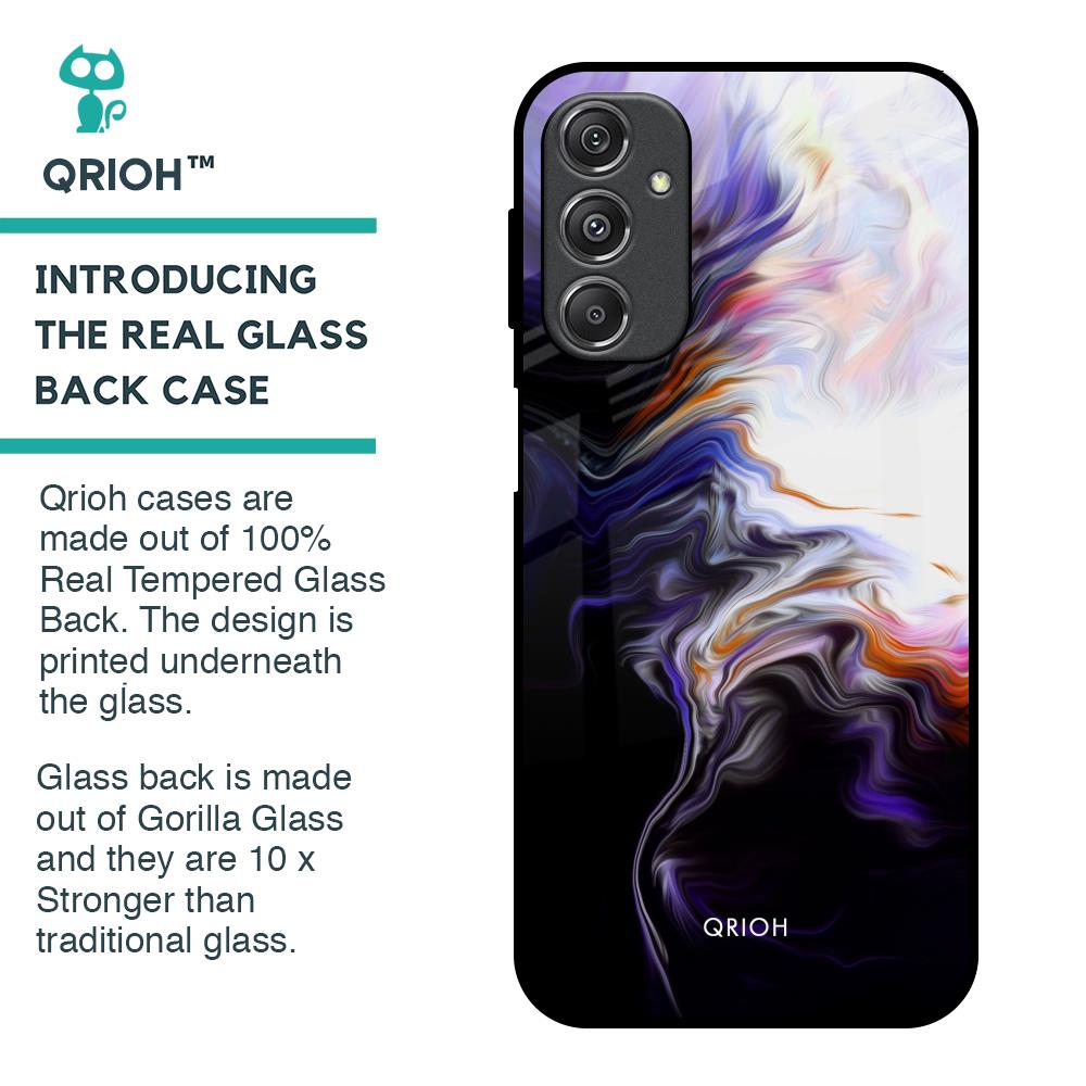 Enigma Smoke Glass Case for Samsung Galaxy M34 5G