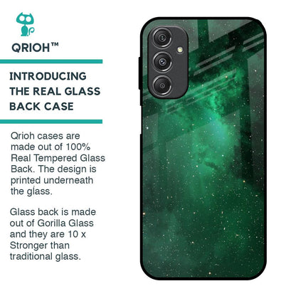 Emerald Firefly Glass Case For Samsung Galaxy M34 5G