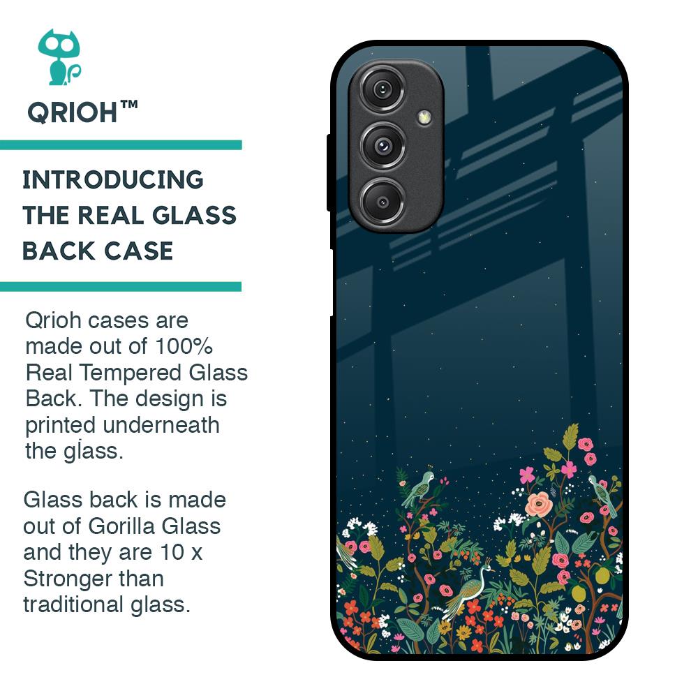 Small Garden Glass Case For Samsung Galaxy M34 5G