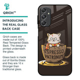 Tea With Kitty Glass Case For Samsung Galaxy M34 5G