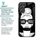 Girl Boss Glass Case For Samsung Galaxy M34 5G