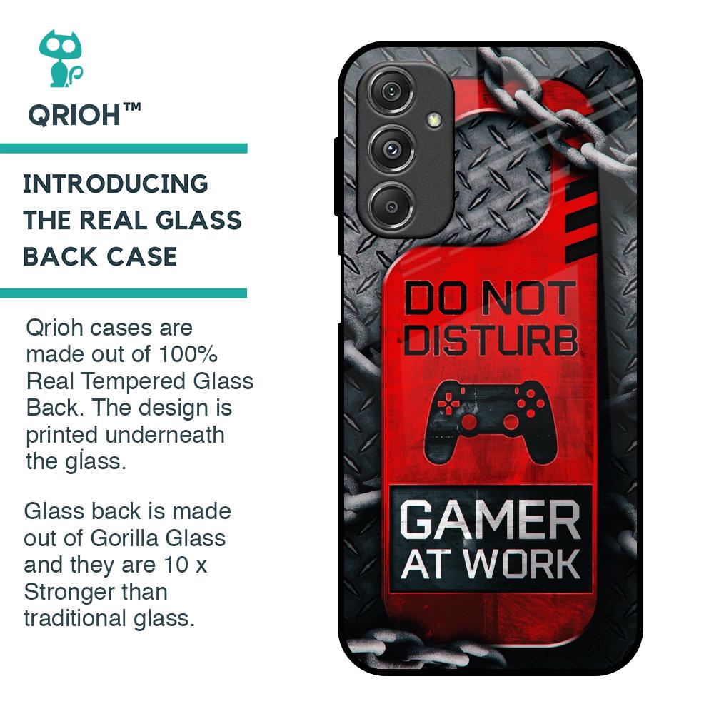 Do No Disturb Glass Case For Samsung Galaxy M34 5G