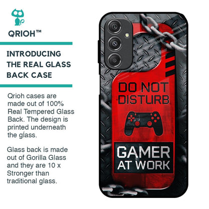 Do No Disturb Glass Case For Samsung Galaxy M34 5G