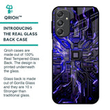 Techno Color Pattern Glass Case For Samsung Galaxy M34 5G