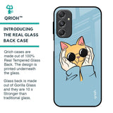 Adorable Cute Kitty Glass Case For Samsung Galaxy M34 5G