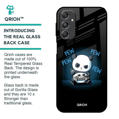 Pew Pew Glass Case for Samsung Galaxy M34 5G