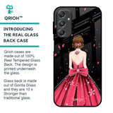 Fashion Princess Glass Case for Samsung Galaxy M34 5G
