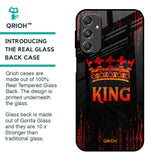 Royal King Glass Case for Samsung Galaxy M34 5G