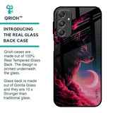 Moon Wolf Glass Case for Samsung Galaxy M34 5G