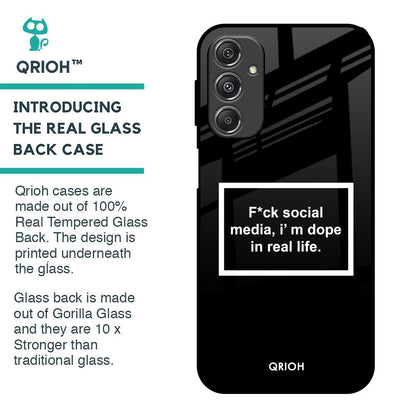 Dope In Life Glass Case for Samsung Galaxy M34 5G