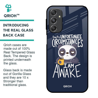 Struggling Panda Glass Case for Samsung Galaxy M34 5G