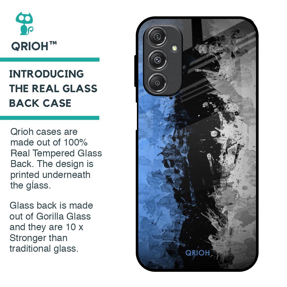 Dark Grunge Glass Case for Samsung Galaxy M34 5G