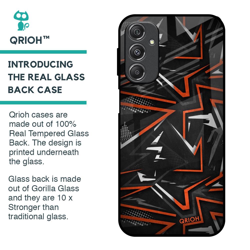 Vector Art Glass Case for Samsung Galaxy M34 5G